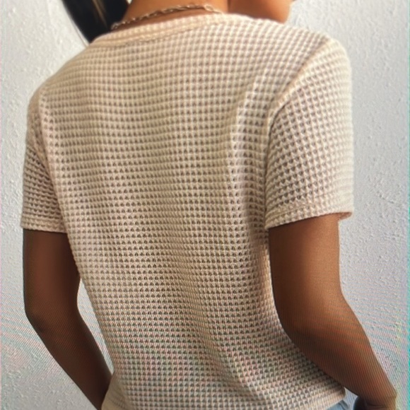 Solid Peach Tee - Picture 2 of 2